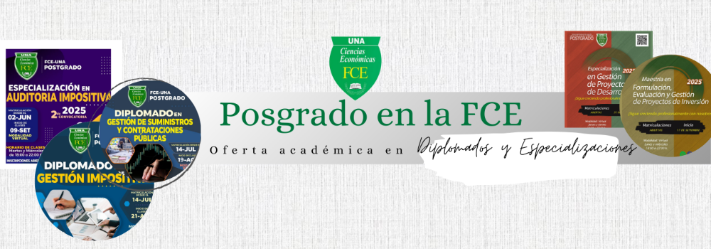 ¡Potencia tu formación profesional con los programas de posgrado de la FCE UNA!