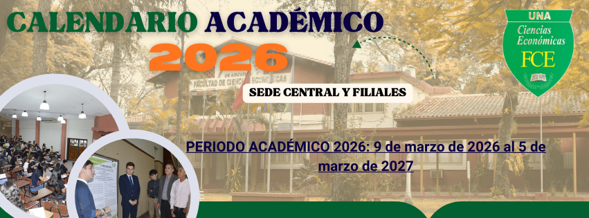 Calendario Académico 2026 – Facultad de Ciencias Económicas UNA